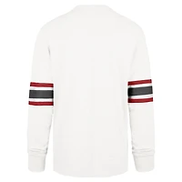 Men's '47 White Tampa Bay Buccaneers Gridiron Premier Brex Long Sleeve T-Shirt