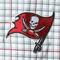 Polo boutonné gris/rouge Tampa Bay Buccaneers Deliver pour homme