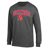 Men's Champion Red Tampa Bay Buccaneers Arch Over Logo Long Sleeve T-Shirt