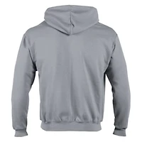 Men's Champion  Heather Charcoal Tampa Bay Buccaneers Powerblend Fleece Full-Zip Hoodie