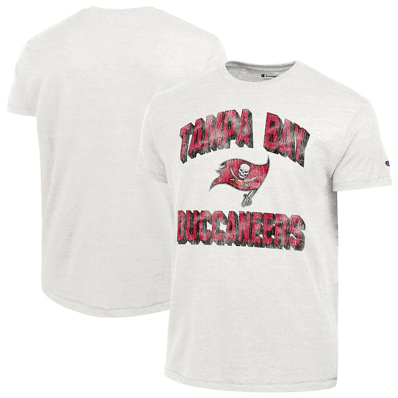 Men's Champion White Tampa Bay Buccaneers Ultimate Tri-Blend T-Shirt