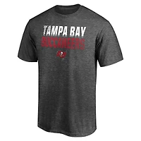 Men's  Charcoal Tampa Bay Buccaneers Fade Out T-Shirt