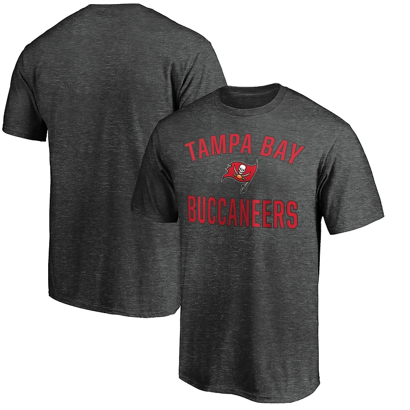 Men's Charcoal Tampa Bay Buccaneers Victory Arch T-Shirt