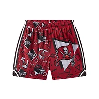 Short Chubbies en maille rouge pour homme des Buccaneers de Tampa Bay