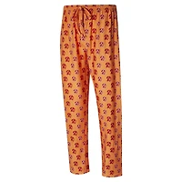 Men's Concepts Sport Orange Tampa Bay Buccaneers Record Throwback All Over Knit Pants