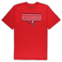 Men's Concepts Sport Red/Black Tampa Bay Buccaneers Big & Tall Flannel Sleep Set
