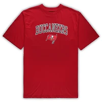 Men's Concepts Sport Red/Heathered Gray Tampa Bay Buccaneers Big & Tall Top Pants Sleep Set