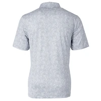Polo stretch Cutter & Buck gris Tampa Bay Buccaneers à logo rétro Pike Constellation pour homme