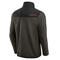 Men's Darius Rucker Collection by Fanatics Pewter Tampa Bay Buccaneers Color Block Polar Fleece Full-Zip Jacket