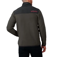 Men's Darius Rucker Collection by Fanatics Pewter Tampa Bay Buccaneers Color Block Polar Fleece Full-Zip Jacket
