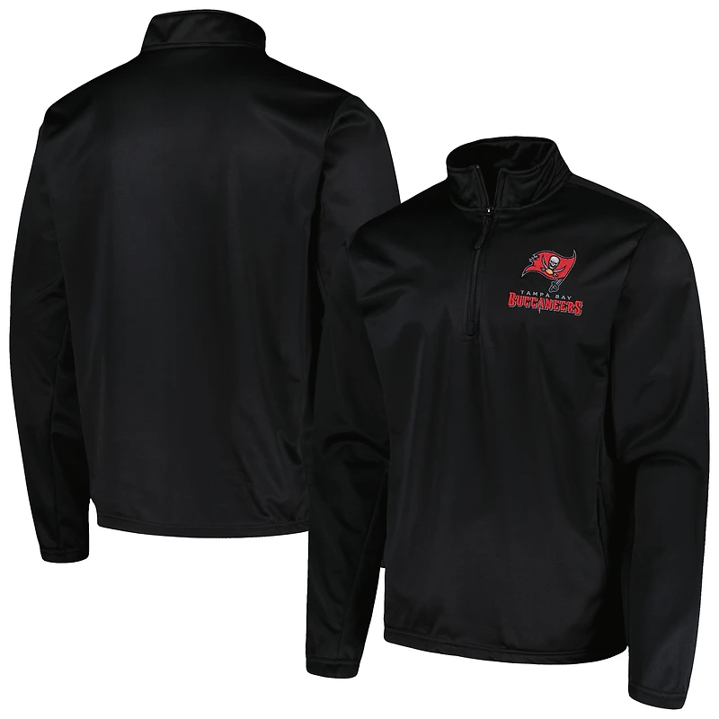 Men's Dunbrooke Black Tampa Bay Buccaneers All-Star Tech Quarter-Zip Jacket