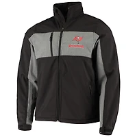 Men's Dunbrooke Black Tampa Bay Buccaneers Circle Zephyr Softshell Full-Zip Jacket