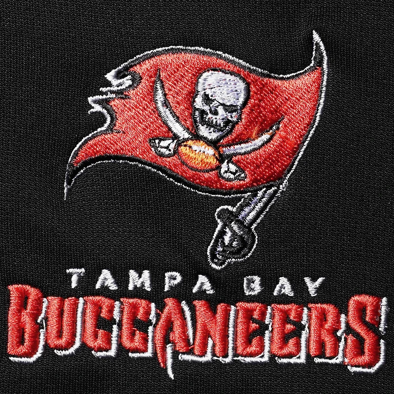 Men's Dunbrooke Black Tampa Bay Buccaneers Craftsman Thermal-Lined Full-Zip Hoodie
