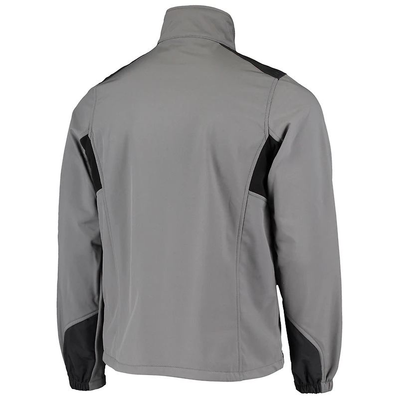 Veste polaire softshell zippée Dunbrooke Charcoal Tampa Bay Buccaneers Circle pour homme