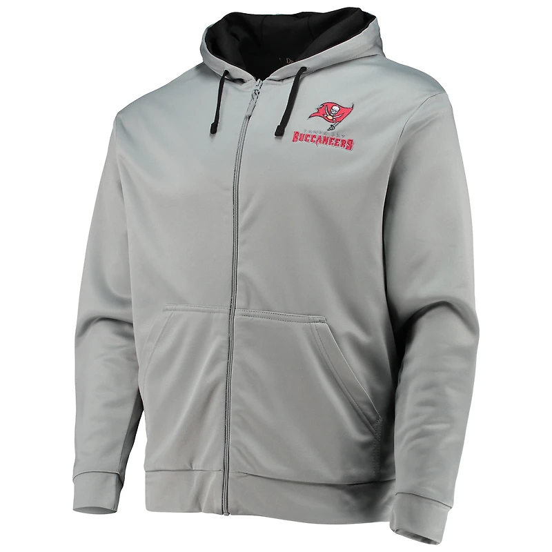 Men's Dunbrooke Gray/Black Tampa Bay Buccaneers Apprentice Full-Zip Hoodie