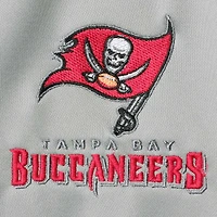 Sweat à capuche zippé Dunbrooke gris/noir pour homme, Tampa Bay Buccaneers Apprentice