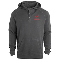 Men's Dunbrooke Gray Tampa Bay Buccaneers Montana Raglan Thermal Hoodie