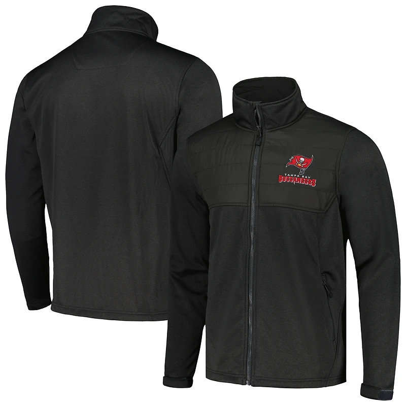 Men's Dunbrooke Heather Black Tampa Bay Buccaneers Explorer Tech Full-Zip Jacket