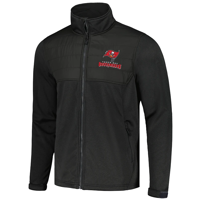 Men's Dunbrooke Heather Black Tampa Bay Buccaneers Explorer Tech Full-Zip Jacket