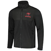 Men's Dunbrooke Heather Black Tampa Bay Buccaneers Explorer Tech Full-Zip Jacket
