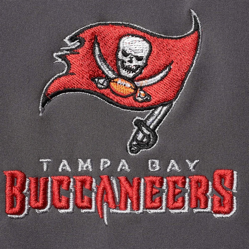 Men's Dunbrooke Pewter Tampa Bay Buccaneers Big & Tall Sonoma Softshell Full-Zip Jacket