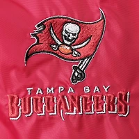 Dunbrooke Red Tampa Bay Buccaneers Coaches Veste coupe-vent raglan classique à boutons-pression pour homme