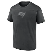 T-shirt noir Fanatics pour homme, modèle mini ton sur ton, des Buccaneers de Tampa Bay