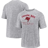 Men's Fanatics Gray Tampa Bay Buccaneers Shade Battle Ready Raglan Space-Dye T-Shirt