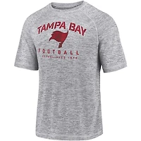 T-shirt gris Fanatics Tampa Bay Buccaneers Shade Battle Ready Raglan Space-Dye pour hommes