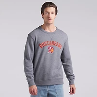 Sweat-shirt à enfiler en tissu éponge bouclettes Fanatics Heather Grey pour homme des Tampa Bay Buccaneers