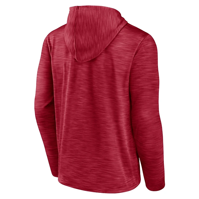 Sweat à capuche rouge Tampa Bay Buccaneers Defender Evo de marque
