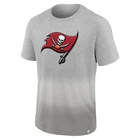 Fanatics pour hommes gris chiné Tampa Bay Buccaneers Team Ombre - T-shirt