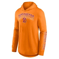 T-shirt à capuche manches longues Fanatics Orange Tampa Bay Buccaneers Front Runner pour homme