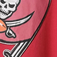 Men's Fanatics Red/Pewter Tampa Bay Buccaneers Big & Tall Block Party Pullover Hoodie