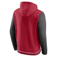 Men's Fanatics Red/Pewter Tampa Bay Buccaneers Block Party Pullover Hoodie