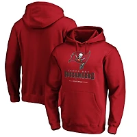 Sweat à capuche Fanatics rouge Tampa Bay Buccaneers pour homme, grandes tailles, logo de l'équipe.