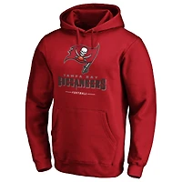 Sweat à capuche Fanatics rouge Tampa Bay Buccaneers pour homme, grandes tailles, logo de l'équipe.