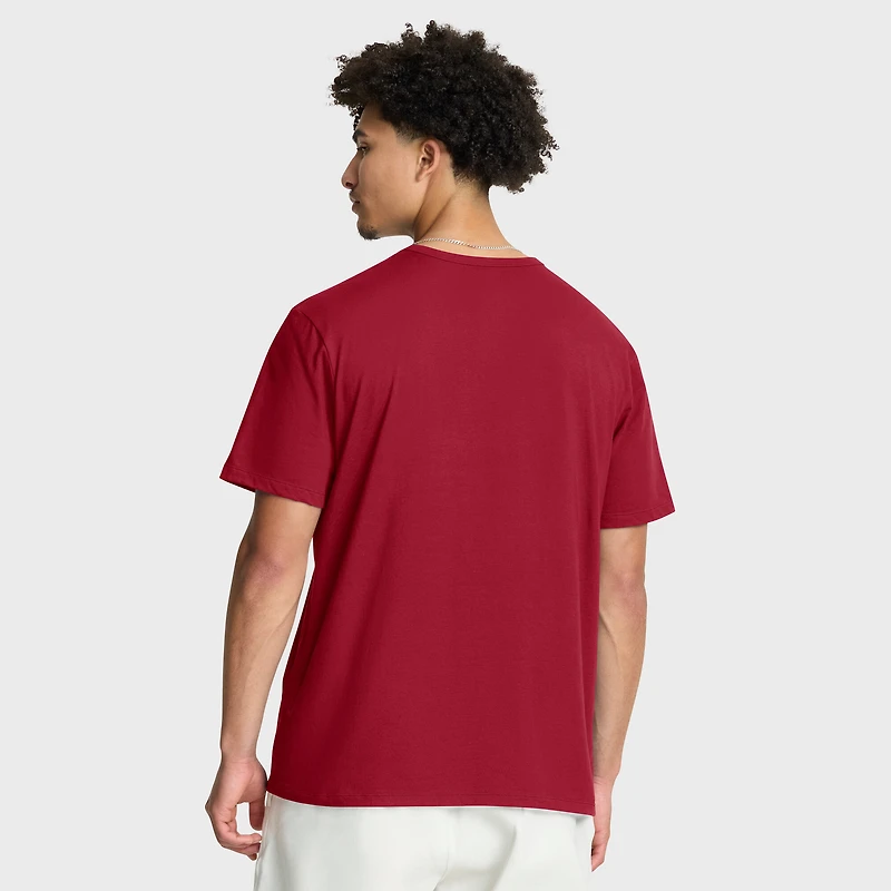 T-shirt rouge Fanatics pour homme, motif Chop Block Legacy des Tampa Bay Buccaneers