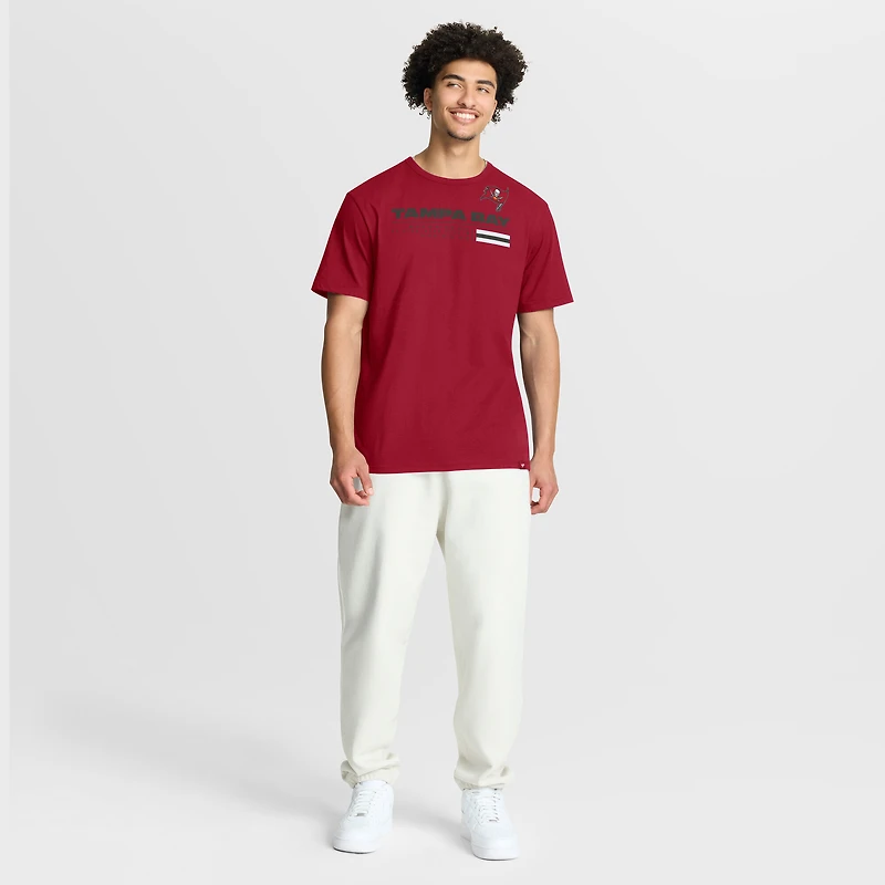 T-shirt rouge Fanatics pour homme, motif Chop Block Legacy des Tampa Bay Buccaneers