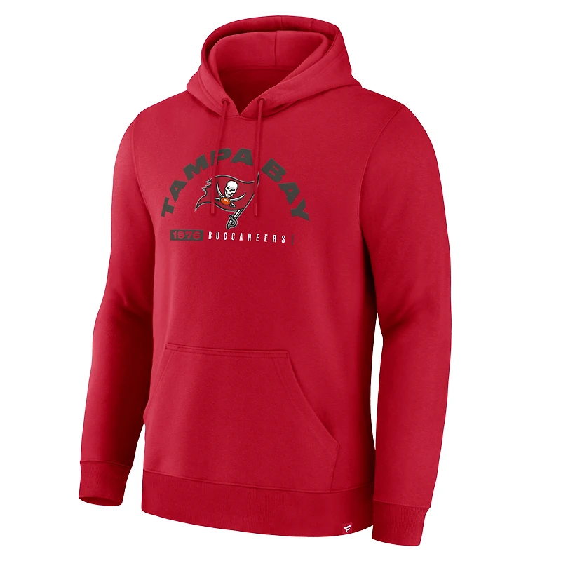 Men's Fanatics Red Tampa Bay Buccaneers Delay of Game Legacy Pullover Hoodie