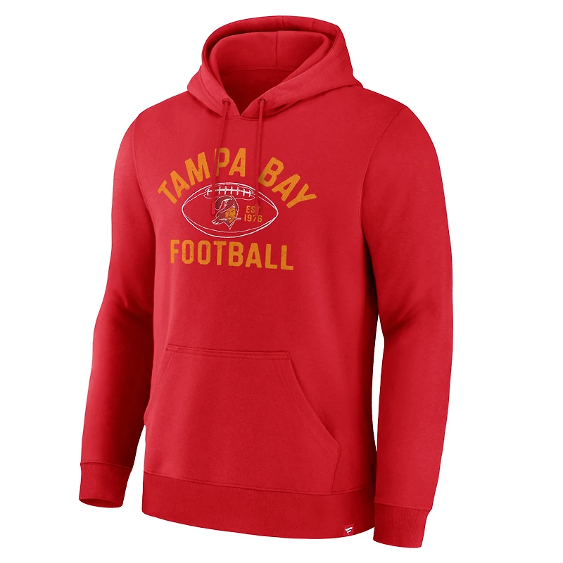 Men's Fanatics Red Tampa Bay Buccaneers Fumblerooski Legacy Pullover Hoodie