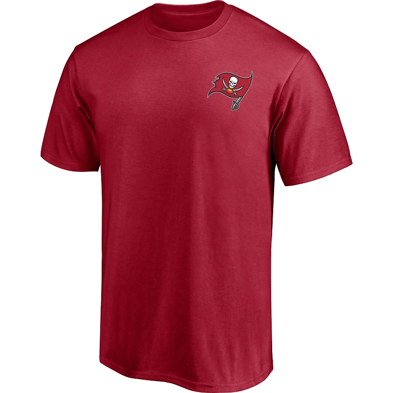 T-shirt papa #1 Fanatics pour hommes, rouge, Tampa Bay Buccaneers
