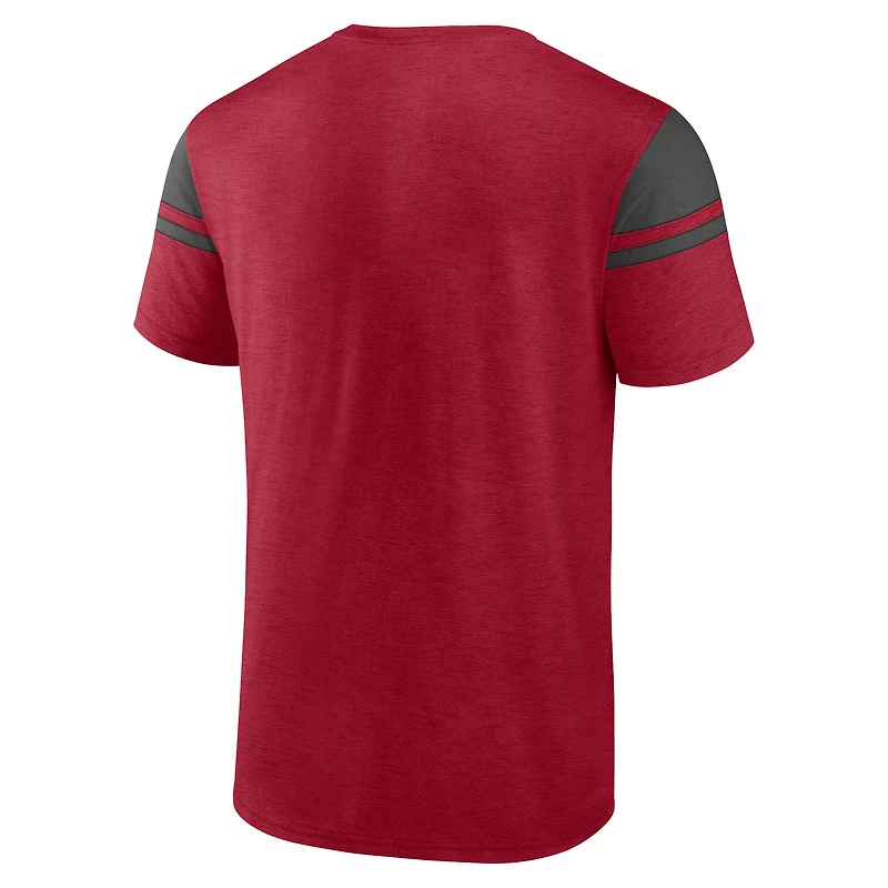 T-shirt rouge Fanatics Tampa Bay Buccaneers Old School Play Slub pour hommes