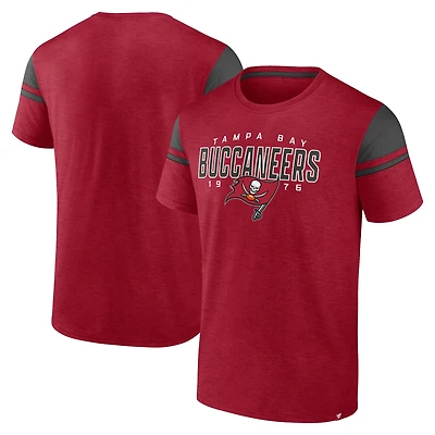 T-shirt rouge Fanatics Tampa Bay Buccaneers Old School Play Slub pour hommes