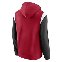 Sweat à capuche rouge Fanatics Tampa Bay Buccaneers Trench Battle pour hommes