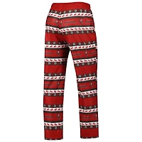Men's  FOCO Red Tampa Bay Buccaneers Wordmark Ugly Pajama Set