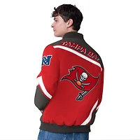 Men's G-III Extreme  Red Tampa Bay Buccaneers Maximum Racing Full-Snap Jacket