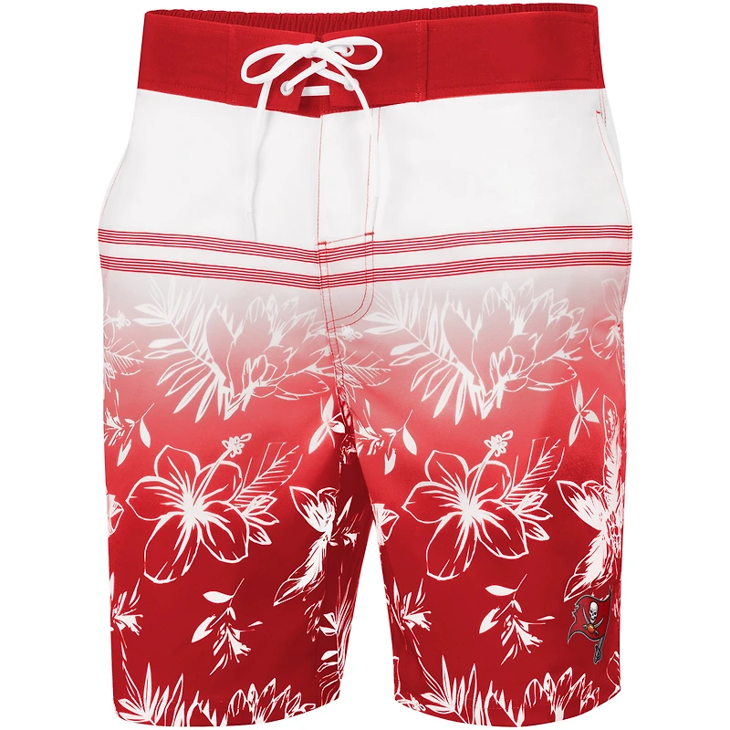 Men's G-III Sports by Carl Banks Red Tampa Bay Buccaneers Swim Island Volley - Shorts