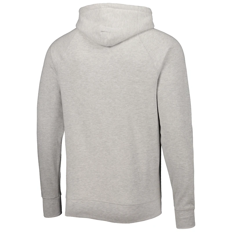 Homage Ash Tampa Bay Buccaneers Retro Helmet Tri-Blend Raglan Sweat à capuche pour homme