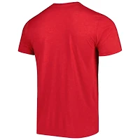 T-shirt Tri-Blend Hommage Tom Brady Heathered Red Tampa Bay Buccaneers NFL Blitz Player pour hommes